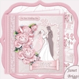 BRIDE & GROOM 1ST DANCE Wedding Day 8x8 Decoupage Mini Kit