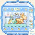 BABY BOY SHELF 7.5 New Baby Decoupage Mini Kit