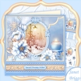 CHRISTMAS FROSTED FLORALS BENEATH THE LAMPLIGHT 8 Mini Kit