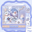 SANTA CLAUS & FROSTED FLORALS 8x8 Christmas Mini Kit