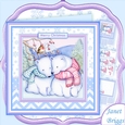 Polar Bear Love Christmas 8x8 Decoupage & Insert Kit