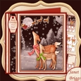 DEER ON CHRISTMAS EVE 7.8 Decoupage & Insert Mini Kit