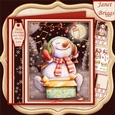 SNOWMANS MUSICAL CHRISTMAS GIFT 7.8 Decoupage & Insert Mini Kit