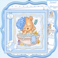 BATH TIME BABY BOY 8x8 Decoupage & Insert Mini Kit