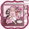 SHOPPING DIVA 8x8 Decoupage & Insert Mini Kit