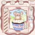 TOP OF THE CUPCAKE WORLD 8x8 Decoupage & Insert Mini Kit