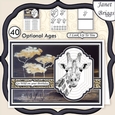 PORTRAIT OF A GIRAFFE A5 Pyramage Ages & Insert Mini Kit