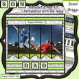 FOOTBALL 7.5 Alphabet and Age Quick Card Kit Create Any Name