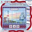 SAILING SHIP 7.5 Alphabet and Age Quick Card Kit Create Any Name