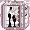 ELEGANT LADY 7.5 Alphabet and Age Quick Card Kit Create Any Name