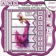 ELEGANT LADY PINK 7.5 Alphabet and Age Quick Card Kit Create Any Name