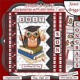 GRADUATION 7.5 Alphabet and Numbers Decoupage Card Kit Create Any Name or Year