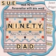 90 IN SCRABBLE 7.5 Alphabet Quick Card Kit Create Any Name