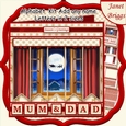 THROUGH THE WINDOW Christmas 7.5 Quick Card Kit Create Any Name Alphabet in 2 sizes