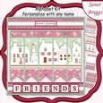 OUR HOUSE TO YOURS Christmas 7.5 Quick Card Kit Create Any Name Alphabet in 2 sizes