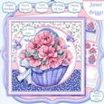 POPPY BASKET 7.5 Decoupage & Insert Mini Kit Various Occasions