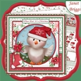 WHOO HOO ITS CHRISTMAS 8x8 Decoupage & Insert Mini Kit