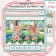 FAIRYLAND 7.5 Alphabet and Age Quick Card Kit Create Any Name