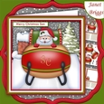 SANTAS SAFE LANDING 7.5 Decoupage & Insert Mini Kit