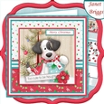 GOOD CHRISTMAS PUPPY 7.5 Decoupage & Insert Mini Kit