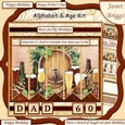 BEER 7.5 Alphabet and Age Quick Card Kit Create Any Name