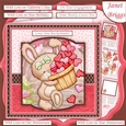 LOVE YOU BUCKETLOADS Hearts For You All Occasions 7.5 Decoupage & Insert Mini Kit
