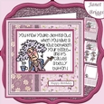 STELLA HOLE BETWEEN YOUR BOOBS 7.5 Humorous Decoupage & Insert Mini Kit