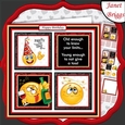 THE WINE DRINKER Humorous 7.5 Quick Card Decoupage & Insert Mini Kit