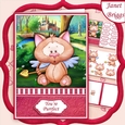 CUPID KITTY A5 Decoupage & Insert Mini Kit