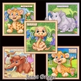 WOBBLY HEAD ANIMAL CARDS 7.5 Decoupage, Ages & Inserts Bumper Kit