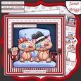 MOVIE NIGHT CATS 7.5 Decoupage & Insert Mini Kit Various Occasions