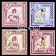 ART DECO LADIES 7.5 Decoupage & Inserts Bumper Kit