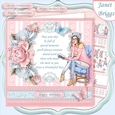 THE CAT LADY ROSES & VERSE 7.5 Decoupage & Insert Mini Kit