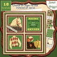 HORSE RACING 7.5 Quick Card Verse or Ages Decoupage & Insert Mini Kit