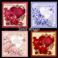 VERSES ROSES & HEARTS 7.5 Decoupage & Inserts Bumper Kit