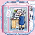 STELLA BACK UP MY HARD DRIVE 7.5 Humorous Decoupage & Insert Mini Kit