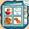 DACHSHUND PUPPY 7.5 Quick Layer Card & Insert Mini Kit