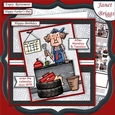 GUS & HIS CALENDAR 7.5 Humorous Decoupage & Insert Mini Kit