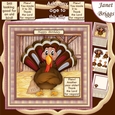 THANK THE LORD FOR VEGANS Humorous 7.5 Decoupage & Insert Mini Kit