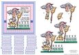 STELLA CLEANING WITH VODKA 5x5 Humorous Decoupage Sheet