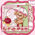 SITTING PRETTY PUPPY 7.5 Decoupage & Insert Mini Kit