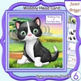 PURRFECT CAT WOBBLY HEAD CARD 7.5 Decoupage & Insert Mini Kit
