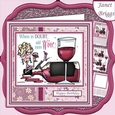 WHEN IN DOUBT ADD MORE WINE 7.5 Humorous Decoupage & Insert Mini Kit