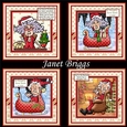 STELLA & GUS 7.5 Decoupage & Insert CHRISTMAS BUMPER KIT 