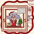 STELLA CHRISTMAS IS CANCELLED 7.5 Humorous Christmas Decoupage & Insert Mini Kit
