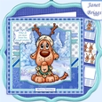 WHAT DO YOU MEAN SANTA HAS ENOUGH REINDEER 7.5 Christmas Decoupage Mini Kit