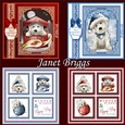CHRISTMAS WESTIE 7.5 Quick Cards & Decoupage Bumper Kit