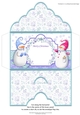 Christmas Money Wallet Gift Voucher Envelope SNOWMAN PALS