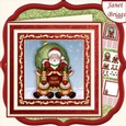 SANTAS SLEIGH RIDE 7.5 Christmas Decoupage & Insert Mini Kit