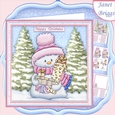 FROSTY SNOWMAN 7.5 Christmas Decoupage & Insert Mini Kit